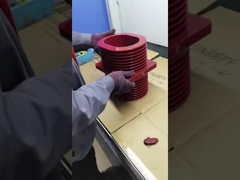 24kv χύτευσης ρητίνης διακόπτη ντουλάπι μέσω τοίχου Bushing για 40X10 χαλκού Bus-Bar