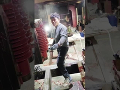 40.5kV υψηλής τάσης μονωτής από αιποξυγόνες ρητίνες, μονωτής υποστήριξης από χυμένη ρητίνη