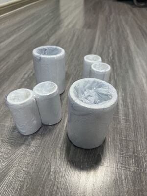 Indoor 1600A Red Copper Silver Plated Contacts For Switchgear 55X82 MM